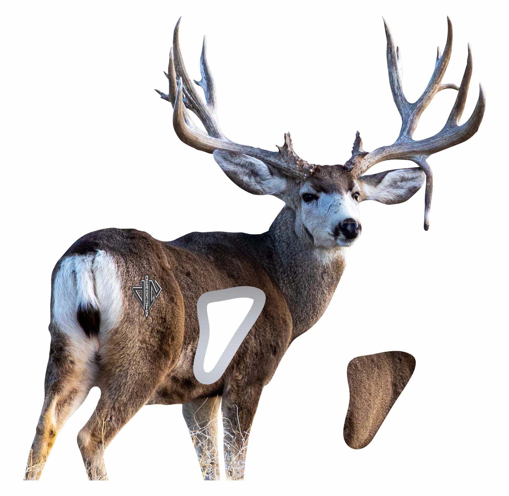 2D Mule Deer Quartering Away Target - Image 2