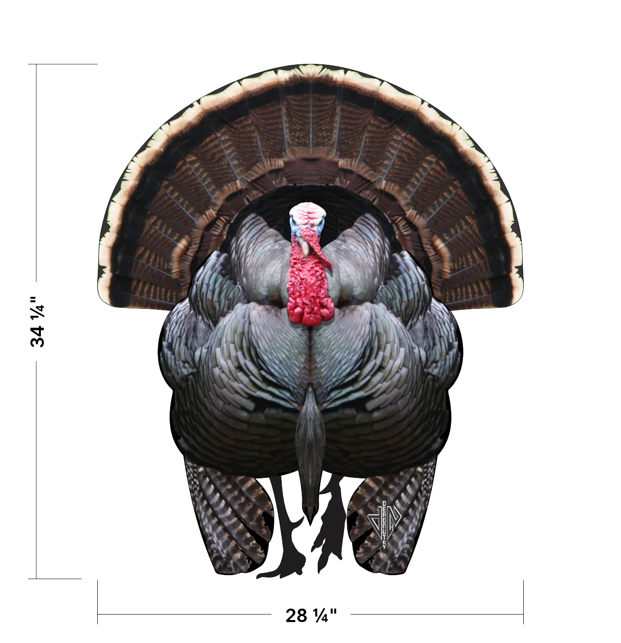 2D Tom Turkey Frontal Target - Image 3