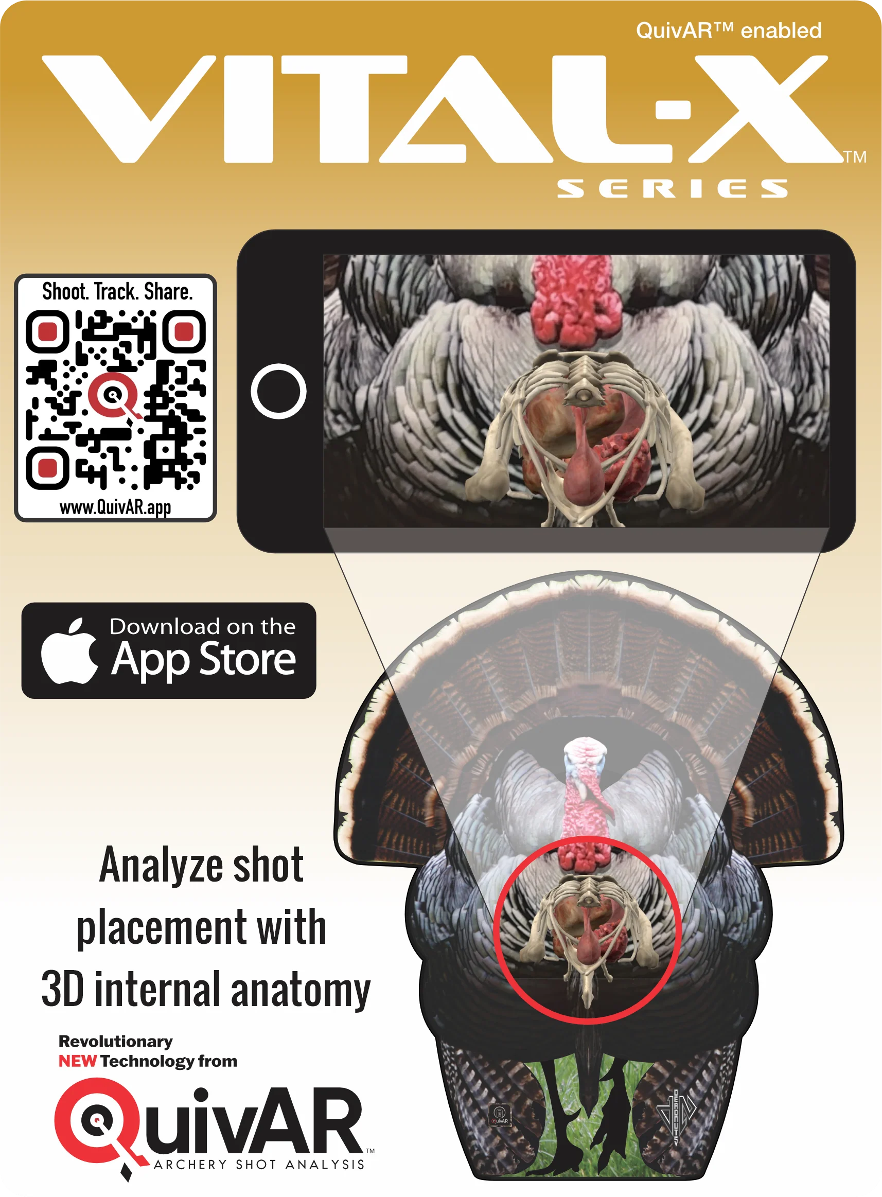 2D Tom Turkey Frontal Target - Image 5