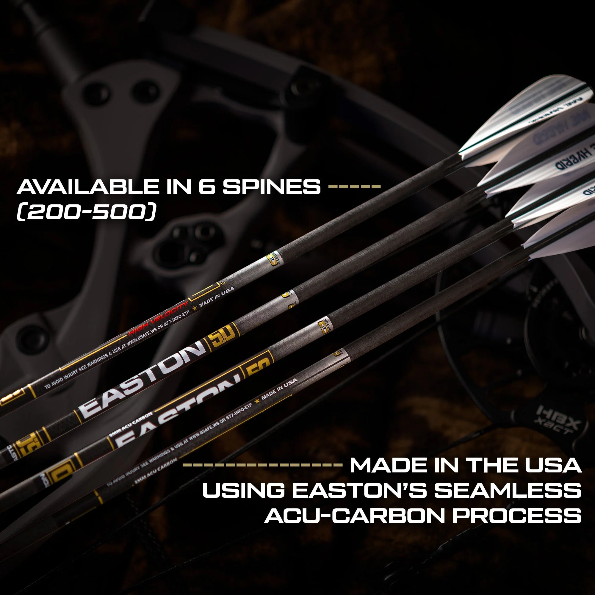 Easton 5.0 FLETCHED (6-PACK) - Image 3
