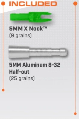 Easton AXIS 5MM SPORT Fletched (6 pack) - Image 2