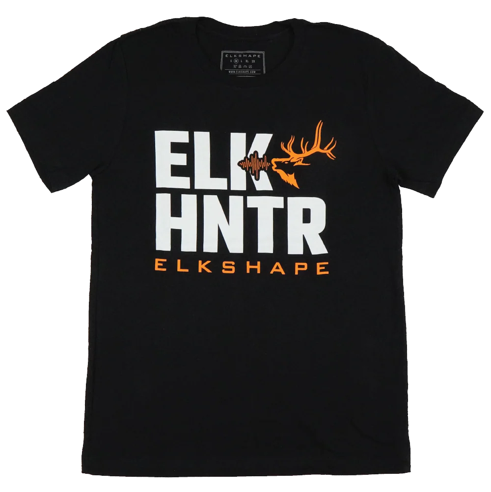 ELKHNTR Bugle Tee Shirt - Black