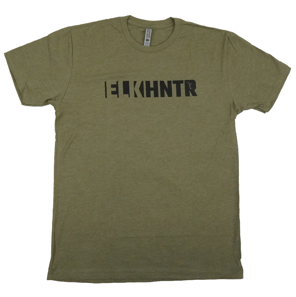 ELKHUNTR Shed Tee Shirt - Military Green