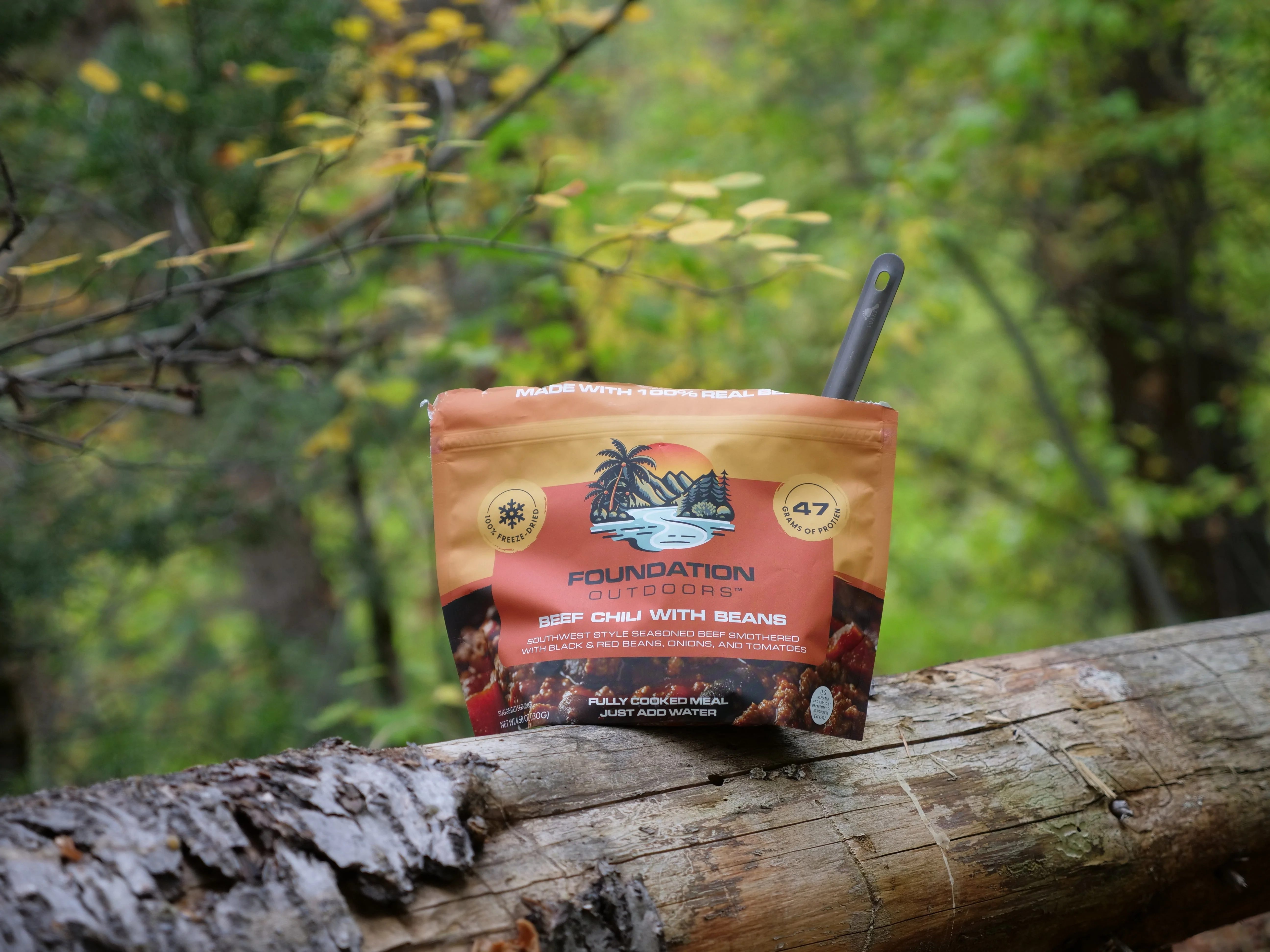 FOUNDATION Outdoors Beef Chili with Beans Meal - Image 6