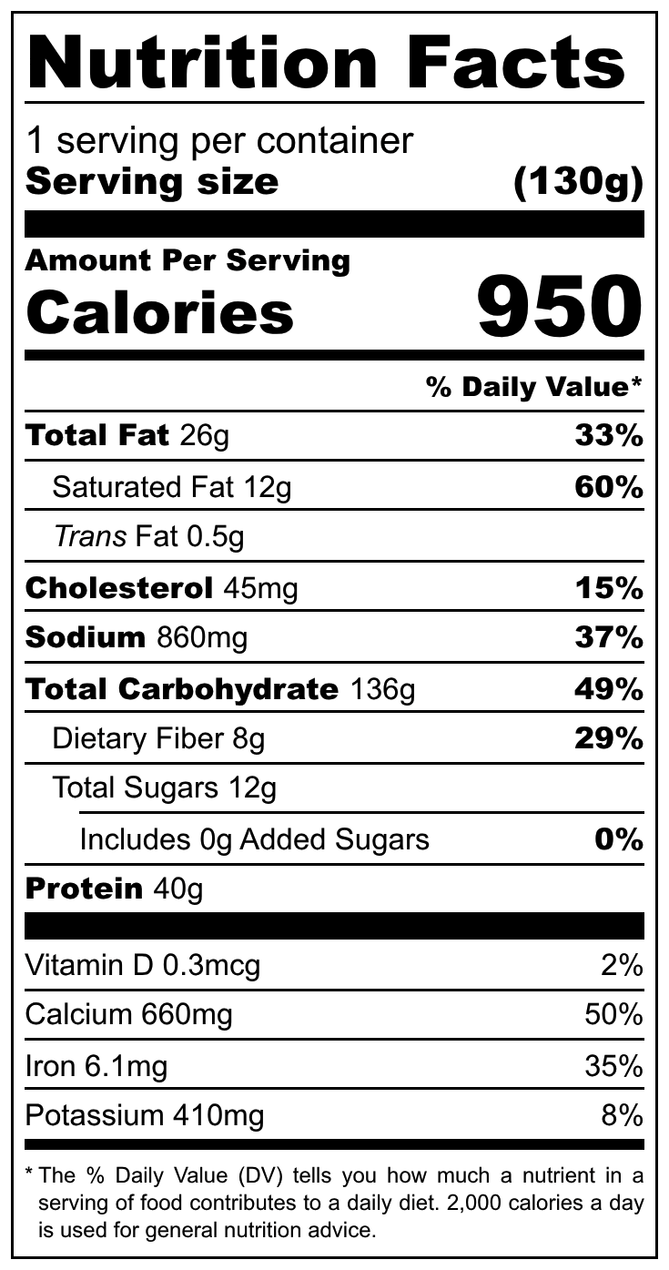 FOUNDATION Outdoors Chicken Pasta Primavera Meal - Image 4
