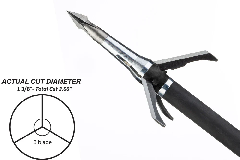 Grim Reaper PRO SERIES 4 BLADE MECHANICAL BROADHEADS - Image 2