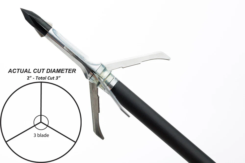 Grim Reaper RAZORTIP MECHANICAL BROADHEADS - Image 3