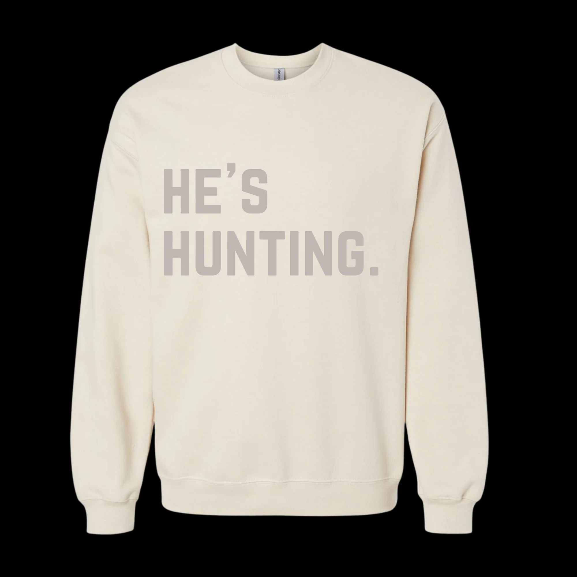 He’s Hunting. Crew Neck Sweatshirt - Image 8