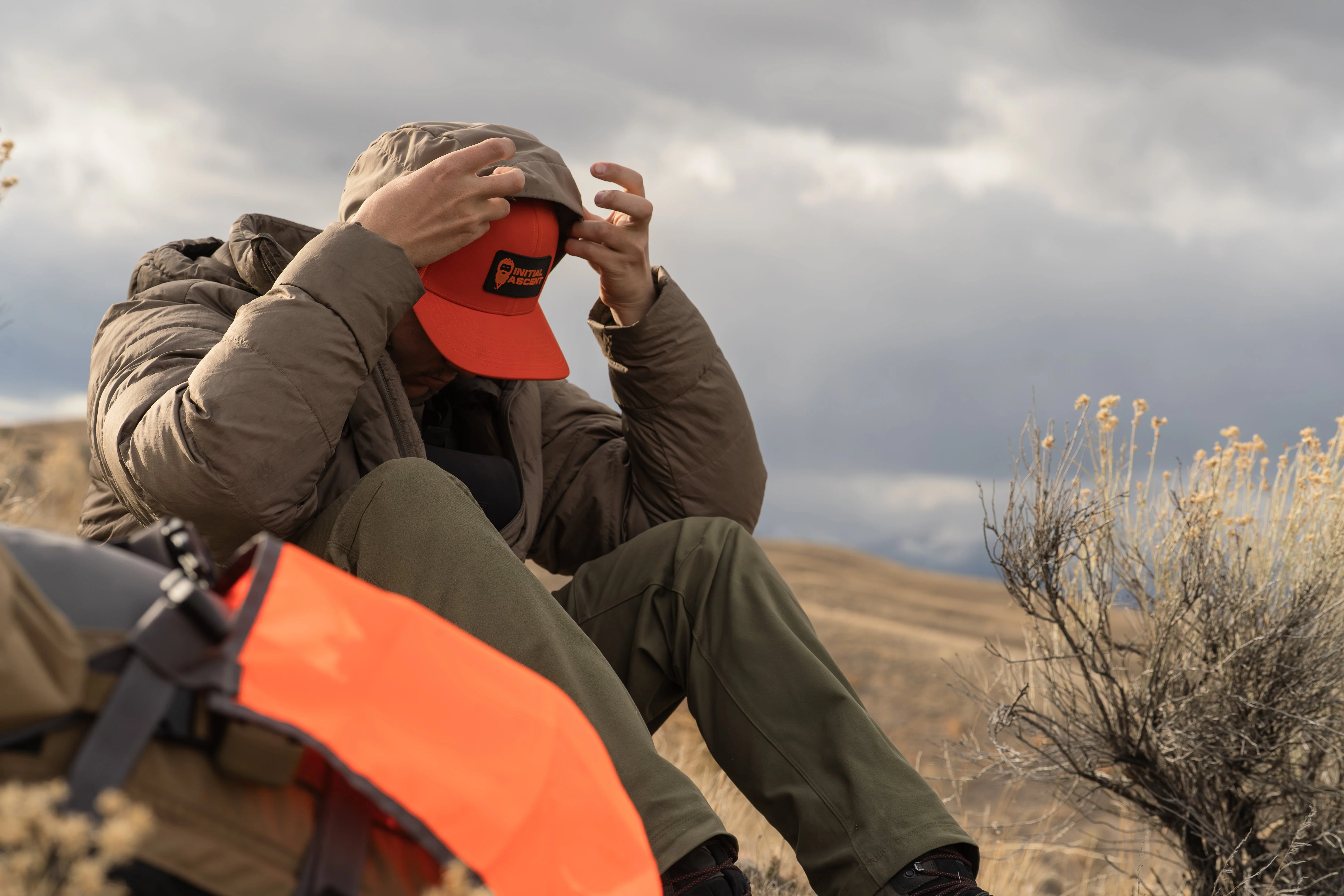 Hunter Orange Hat - Image 6