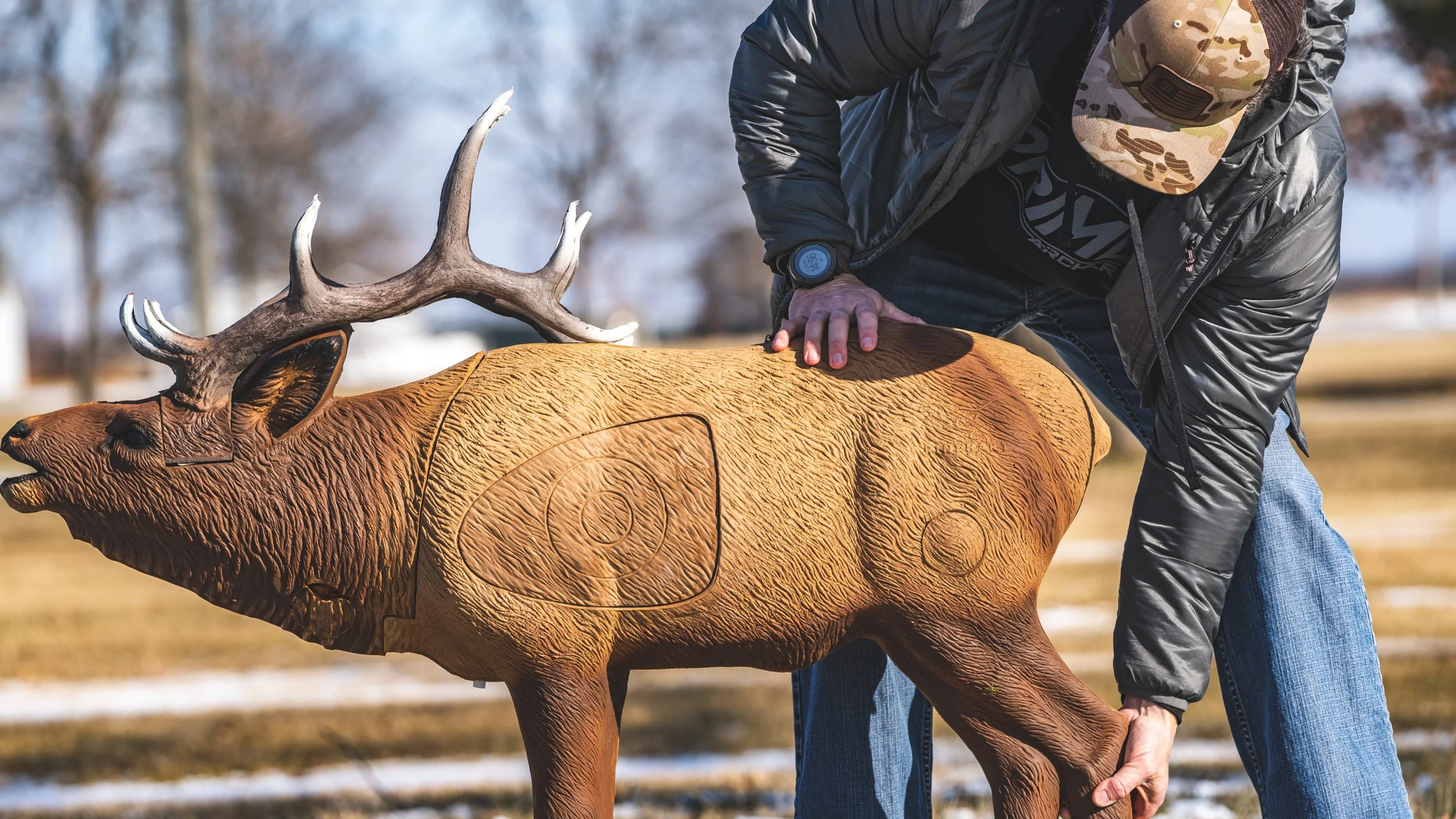 Rinehart 1/3 Scale WOODLAND ELK 3-D Target - Image 2