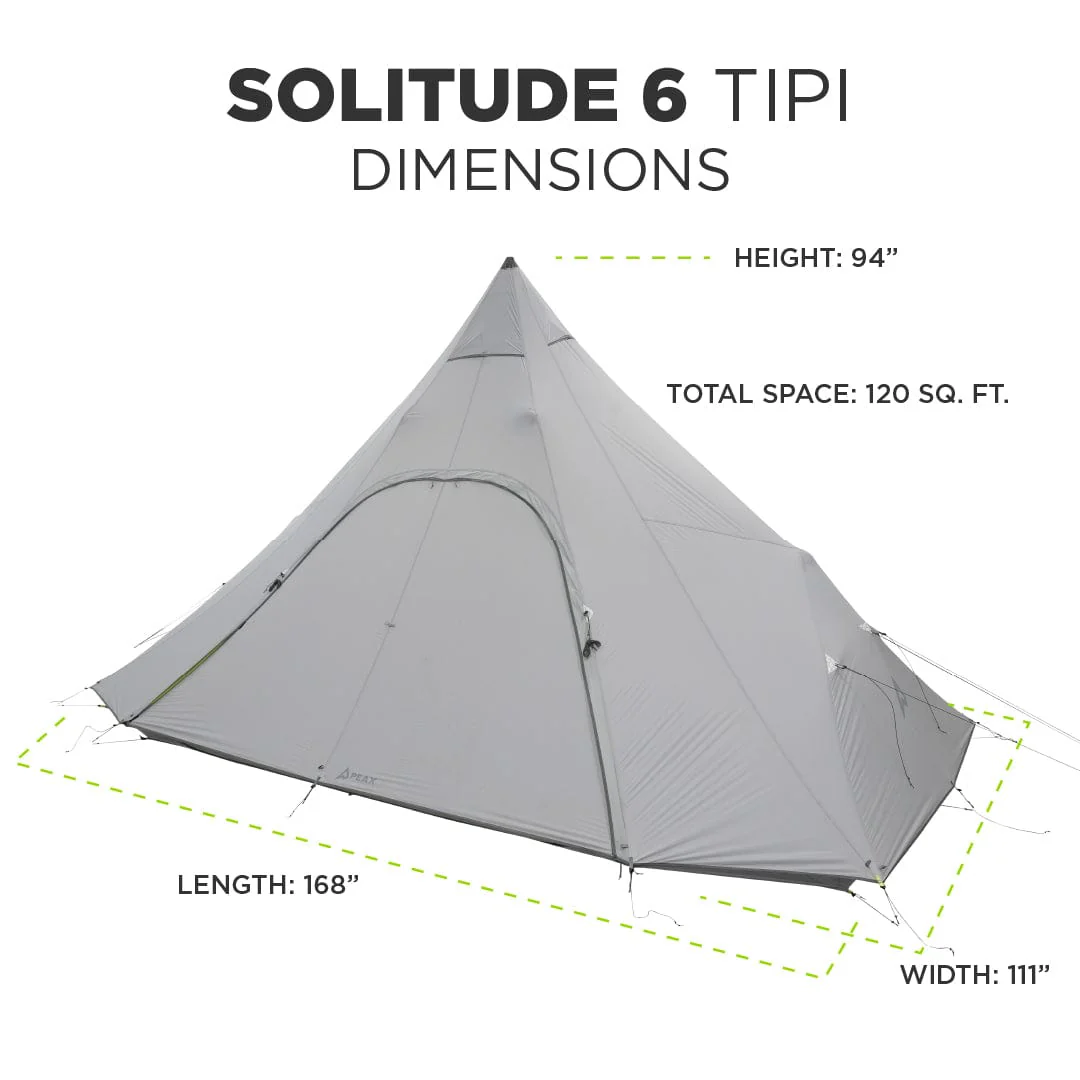 SOLITUDE 6 TIPI TENT [SILNYLON] - Image 3